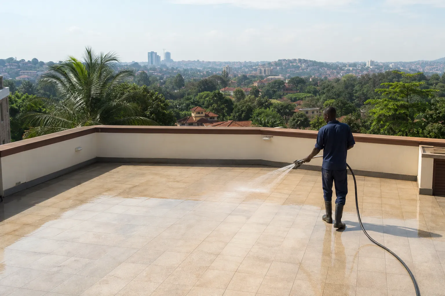 Rooftop Cleaning by El Roi Cleaning